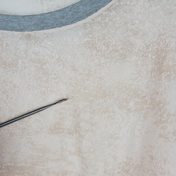 Gran Sasso 100% Silk Long Sleeve Sheer Blouse 42 - Picture 8 of 8